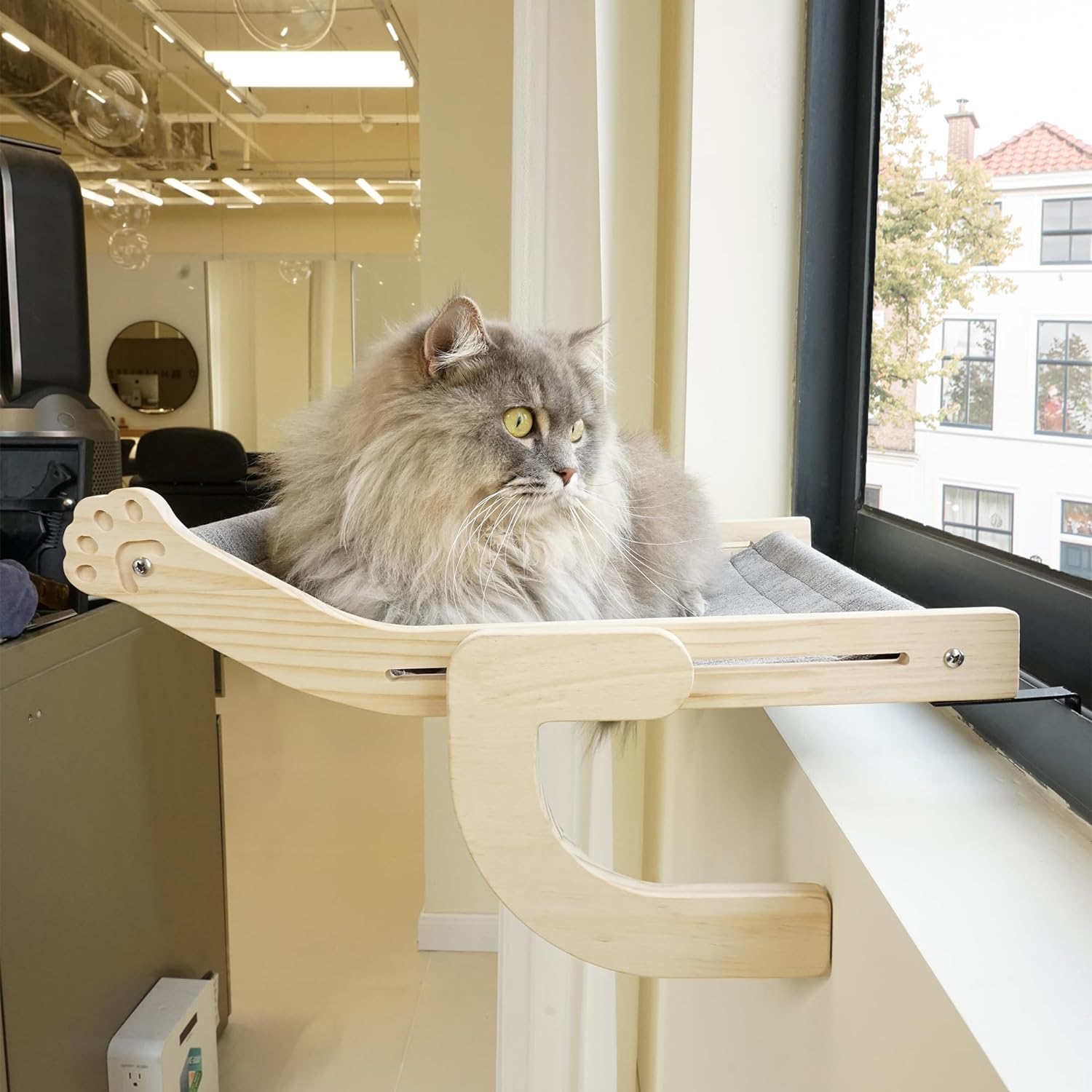 Verstellbare Hängematte für Katzenfenster